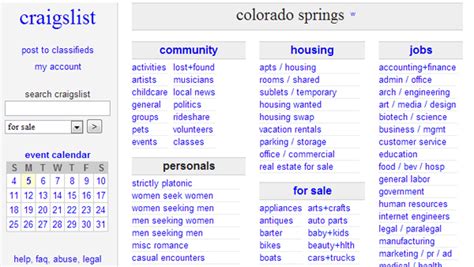 craigslist colorado springs